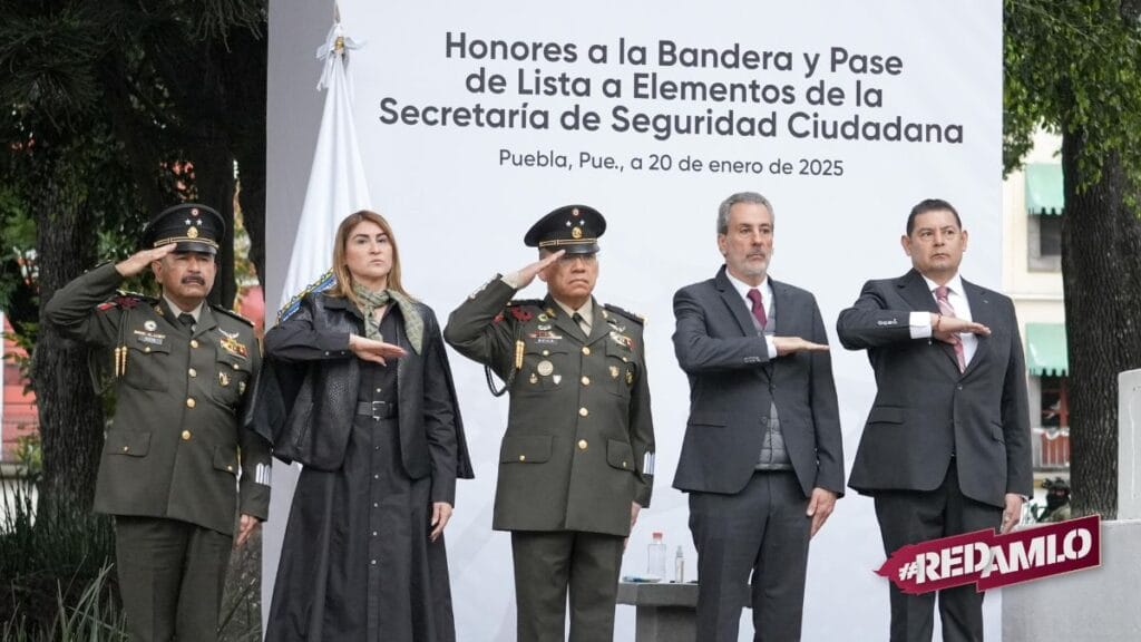 Armenta y Chedraui refuerzan seguridad en Puebla con pase de lista a fuerzas municipales