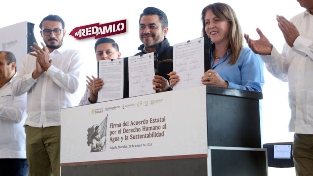 Conagua y Morelos firman histórico acuerdo por el derecho al agua y sustentabilidad