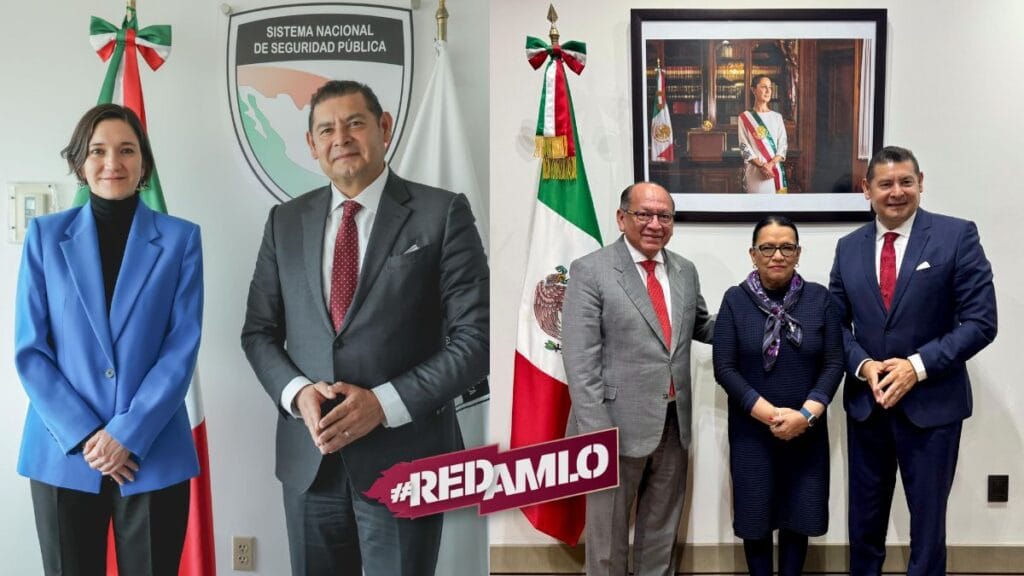 Gobierno de Puebla refuerza coordinación con la Federación para garantizar la paz