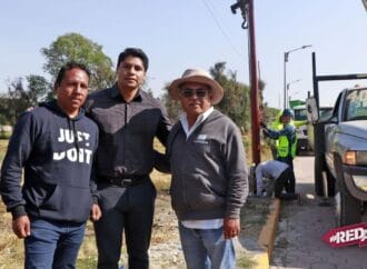 Omar Muñoz supervisa instalación de luminarias en Chautenco para fortalecer la seguridad