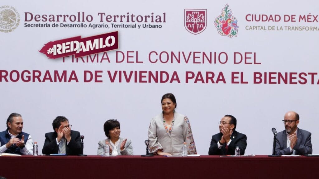 Clara Brugada y Sedatu firman convenio para garantizar derecho a la vivienda en CDMX