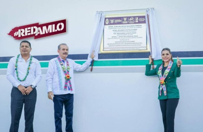 Evelyn Salgado inaugura oficinas centrales del Colegio de Bachilleres en Chilpancingo