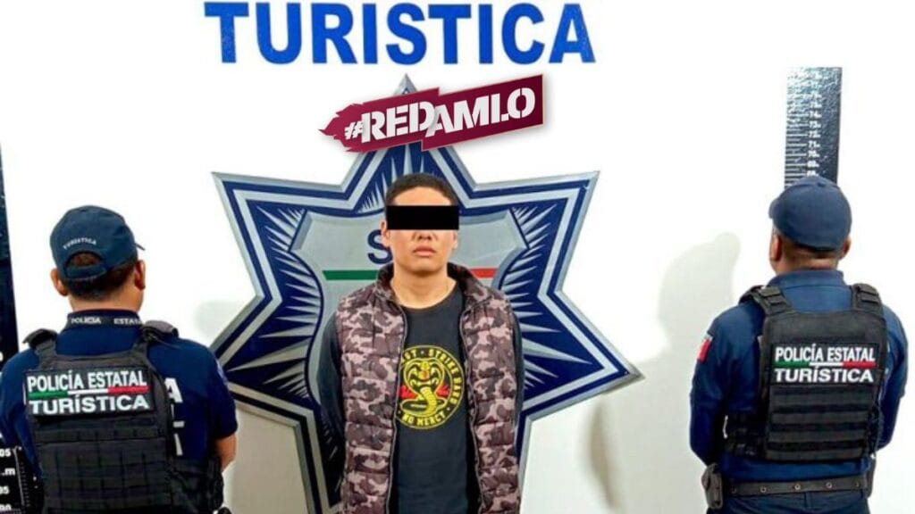 Policía Estatal Turística detiene a hombre en posesión de posible droga