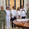 Armenta firma convenio de seguridad con Veracruz y Oaxaca para reforzar la lucha contra el crimen