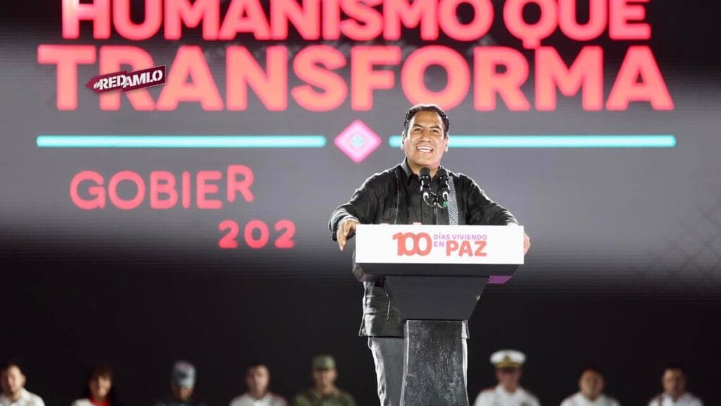 Eduardo Ramírez presenta informe de 100 días: “Chiapas tiene un nuevo rostro de paz”