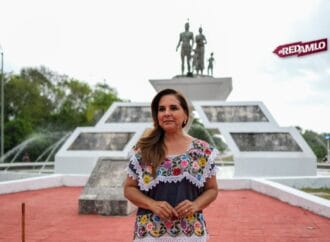 Mara Lezama devuelve esplendor a la Glorieta del Mestizaje en Chetumal