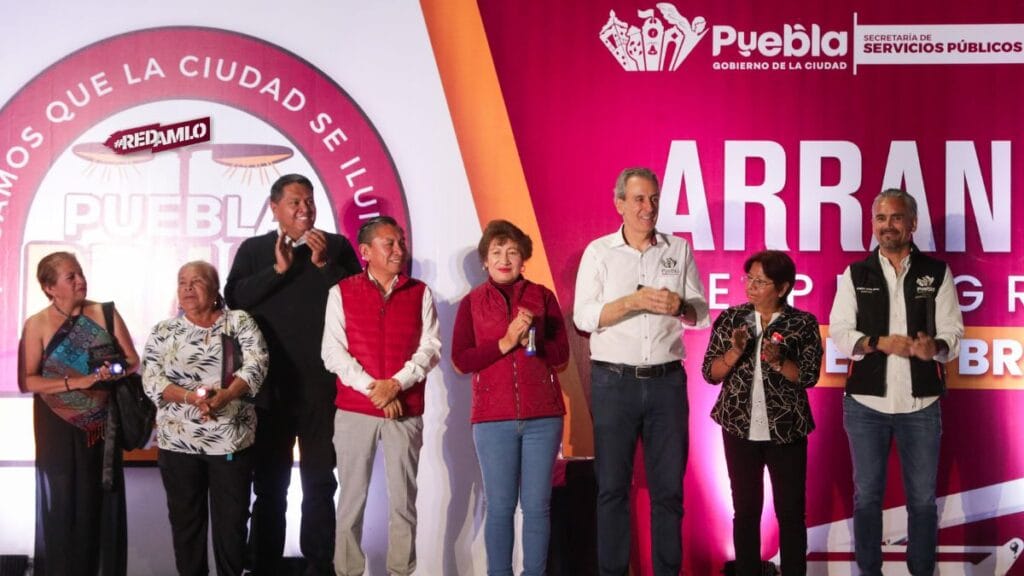 Puebla Brilla: Pepe Chedraui moderniza el alumbrado público