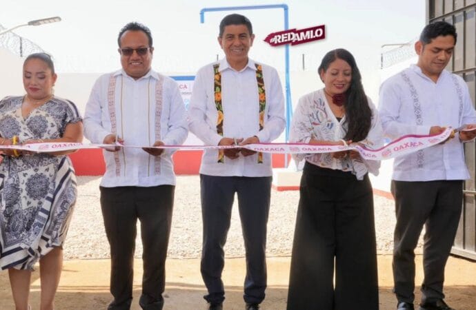 Salomón Jara inaugura pozo profundo Juquilita 2 en Xoxocotlán
