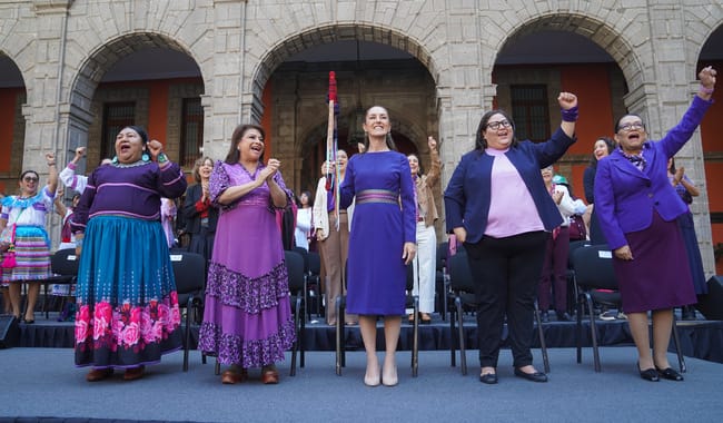 Sheinbaum presenta 10 acciones clave para las mujeres en su primer 8M