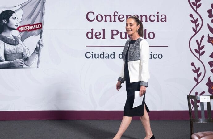 Claudia Sheinbaum defiende a México en nuevo orden comercial mundial
