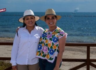 Mara Lezama y Blanca Merari mejoran accesos al mar