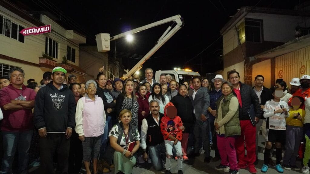 Puebla Brilla Nueva iluminación LED llega a la colonia Miguel Hidalgo