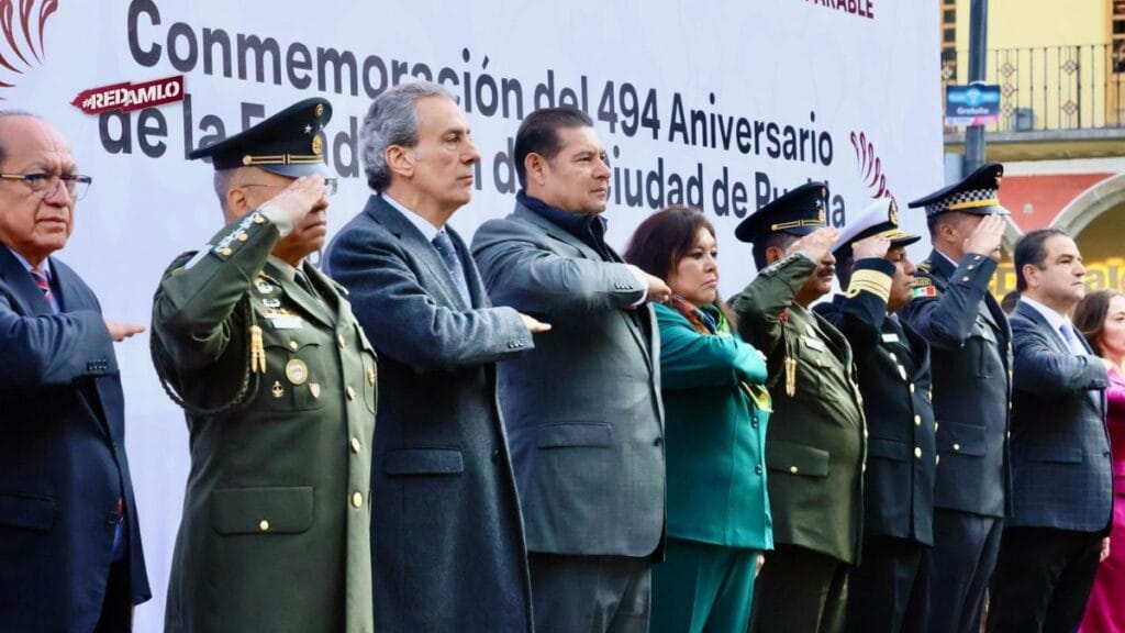 Puebla celebra 494 años de su fundación, Armenta reafirma compromiso de soberanía