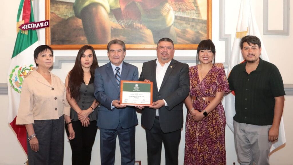 Puebla recibe reconocimiento Tree Cities of the World