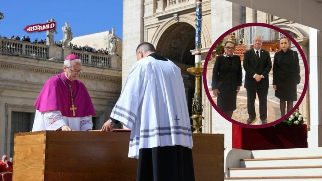 Rosa Icela Rodríguez rinde homenaje al Papa Francisco en el Vaticano