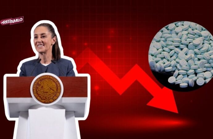 Sheinbaum reduce tráfico de fentanilo en un 70%: avances clave