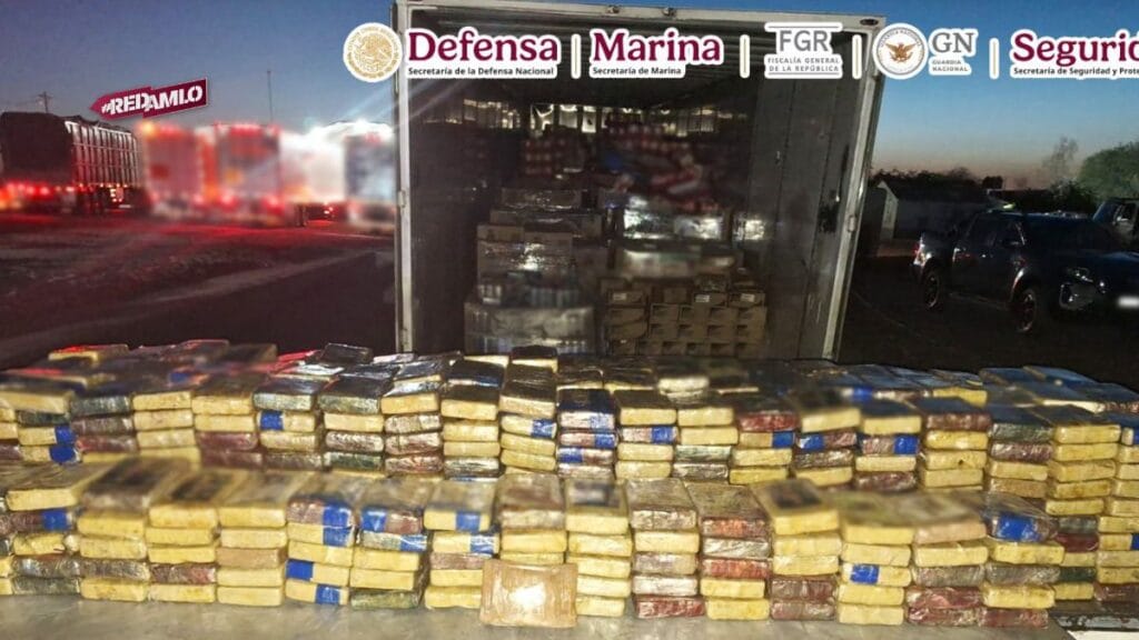 Golpe al narco: Capturan a operador con 700 kg de cocaína en Sonora