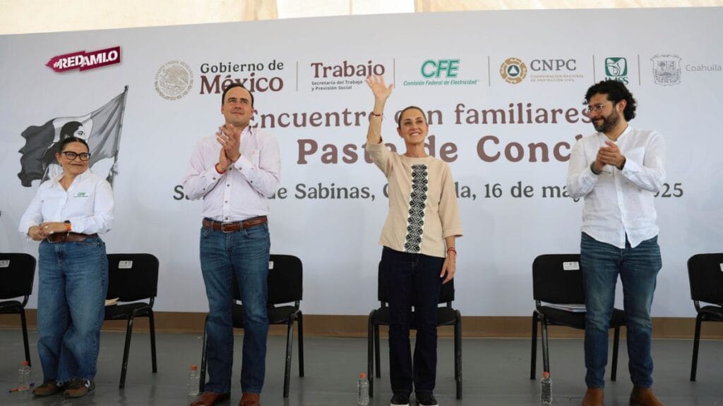Sheinbaum promete continuar búsqueda de mineros en Pasta de Conchos