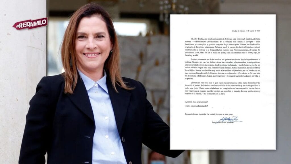 Beatriz Gutiérrez Müller desmiente mudanza a España