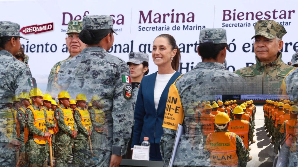 Claudia Sheinbaum reconoce a elementos por apoyo en lluvias
