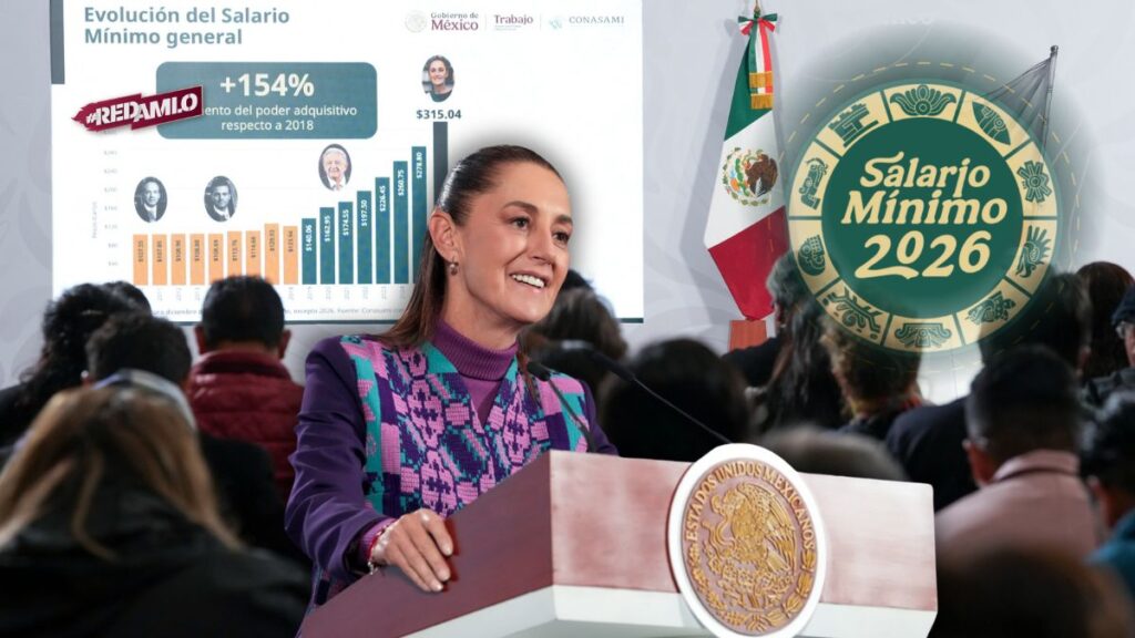 Aumento al salario mínimo 2026 así quedan los nuevos montos
