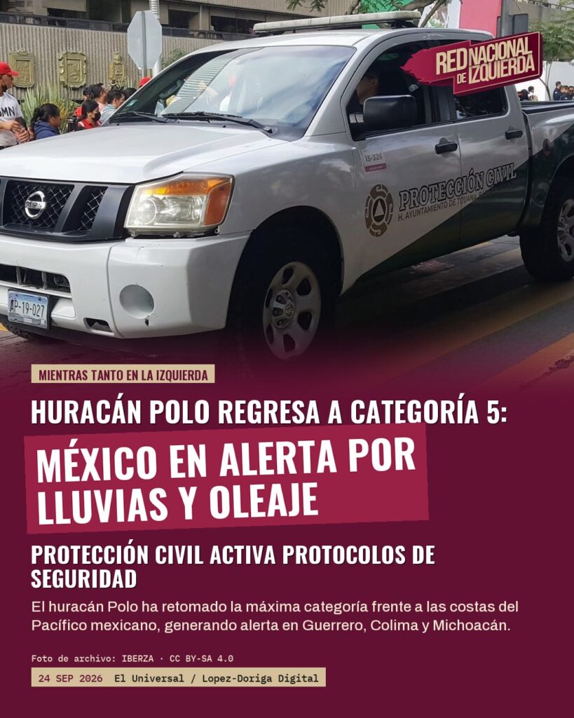 Huracán Polo: México en alerta máxima ante regreso a Categoría 5