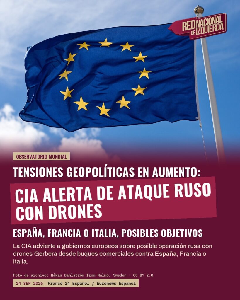 CIA alerta a Europa sobre posible ataque ruso con drones