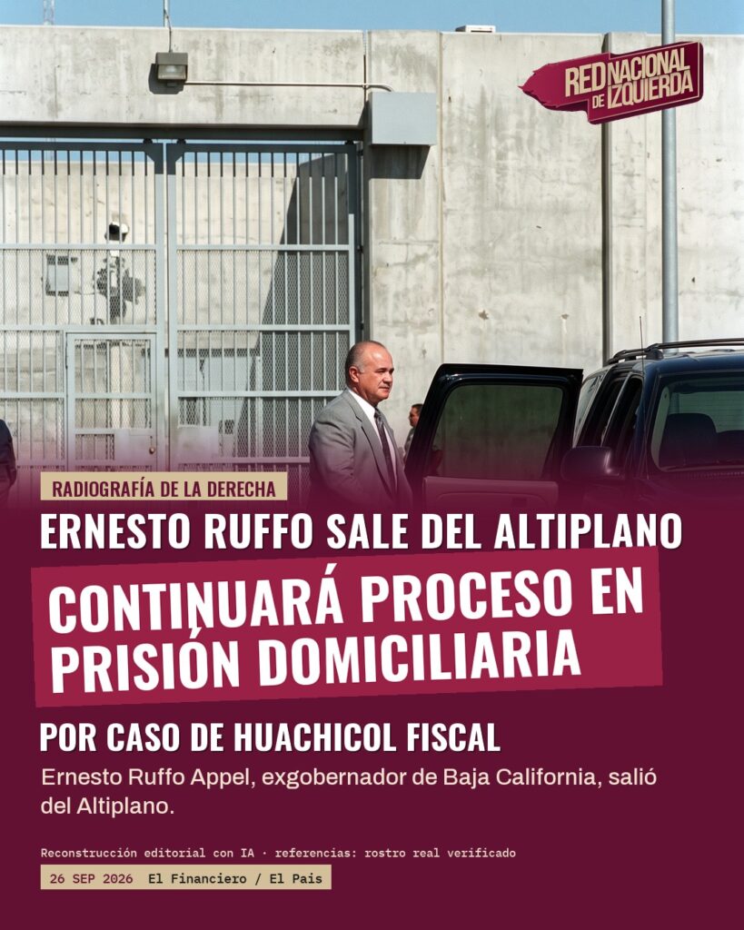 Exgobernador Ernesto Ruffo sale del Altiplano y continuará proceso en casa