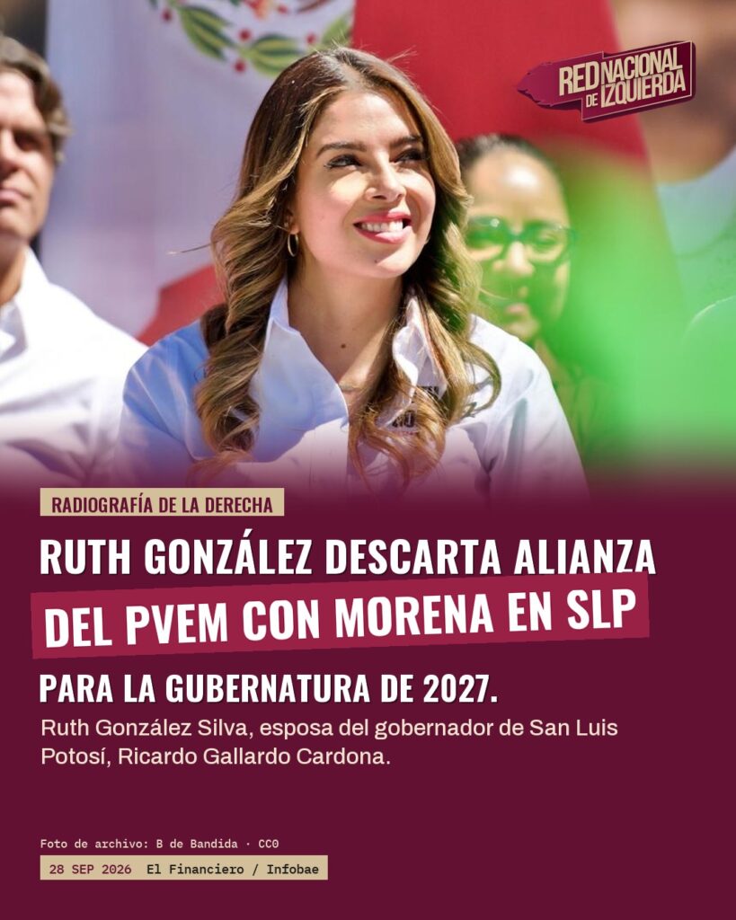 Ruth González descarta alianza del PVEM con Morena en SLP para 2027