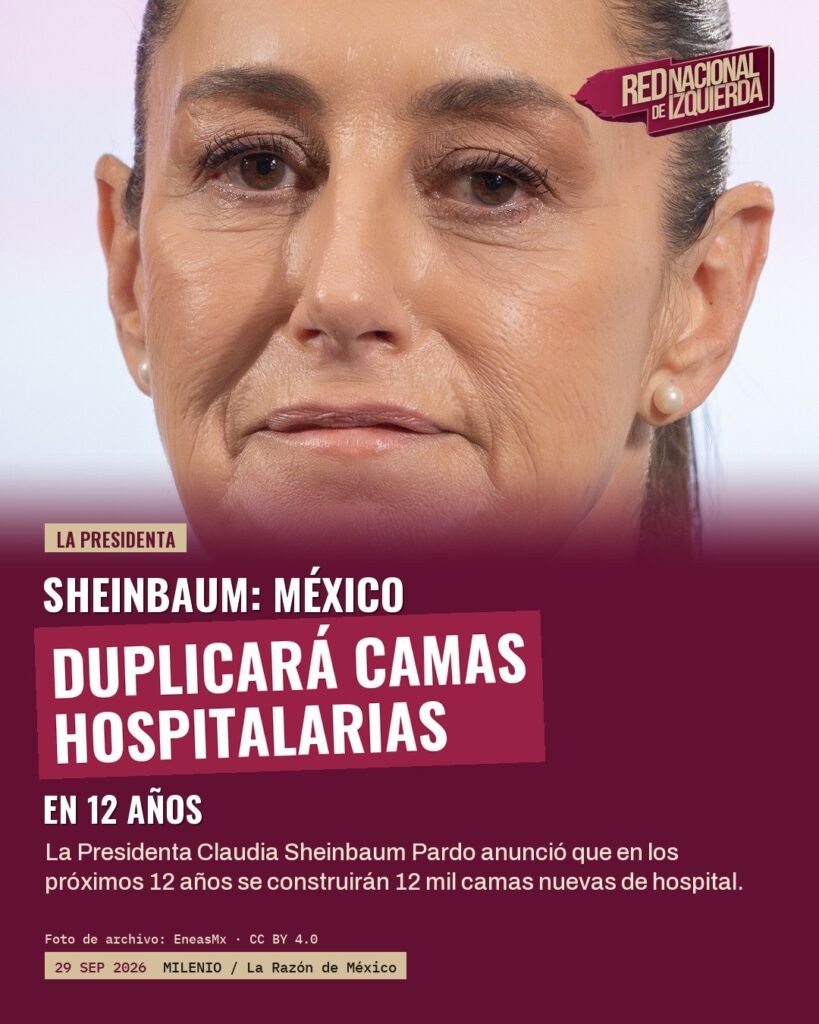 Sheinbaum: México duplicará camas hospitalarias en 12 años