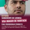 Subgerente de Liconsa usa imagen de Harfuch para promocionar producto