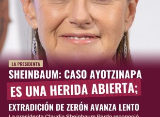 Sheinbaum: Caso Ayotzinapa es una herida abierta; extradición de Zerón avanza lento