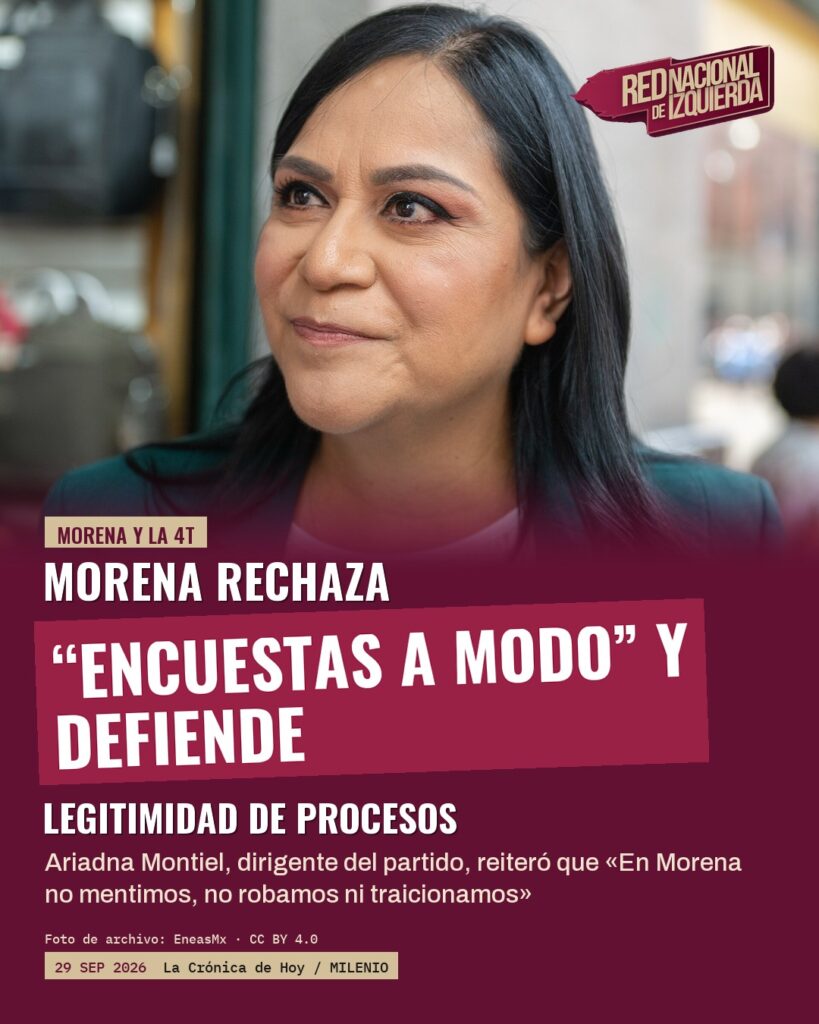 Morena rechaza “encuestas a modo” y defiende legitimidad de procesos