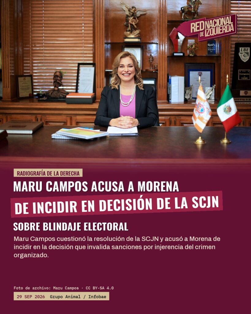 Maru Campos acusa a Morena de incidir en decisión de la SCJN sobre blindaje electoral