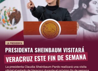 Presidenta Sheinbaum visitará Veracruz este fin de semana