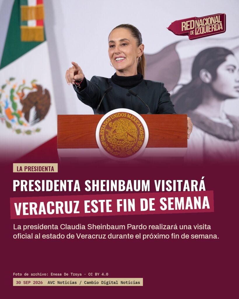 Presidenta Sheinbaum visitará Veracruz este fin de semana