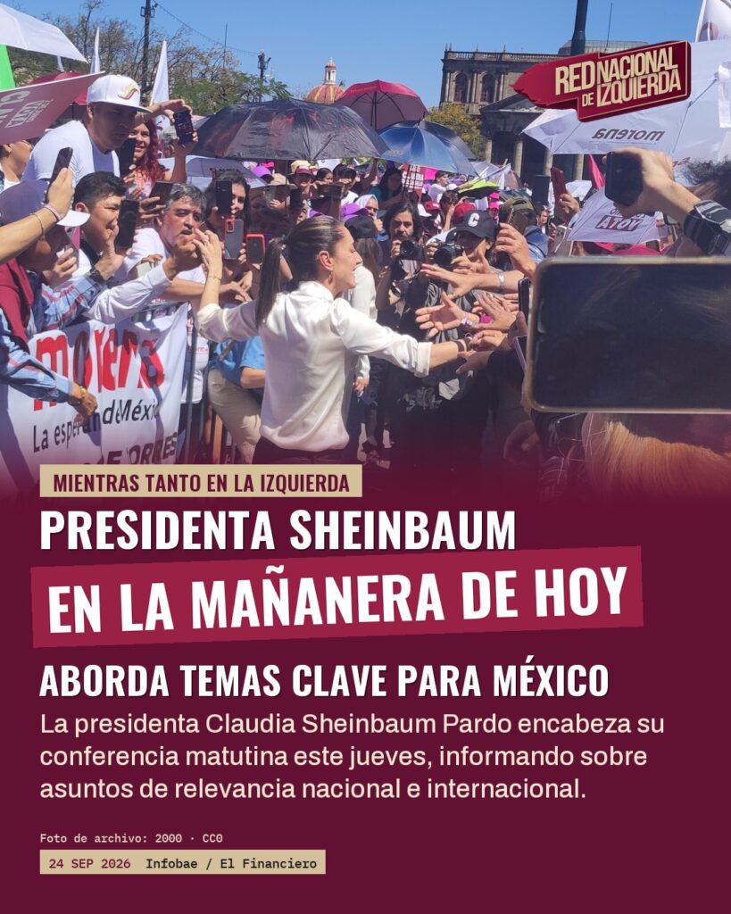 Sheinbaum encabeza su conferencia matutina: temas nacionales e internacionales