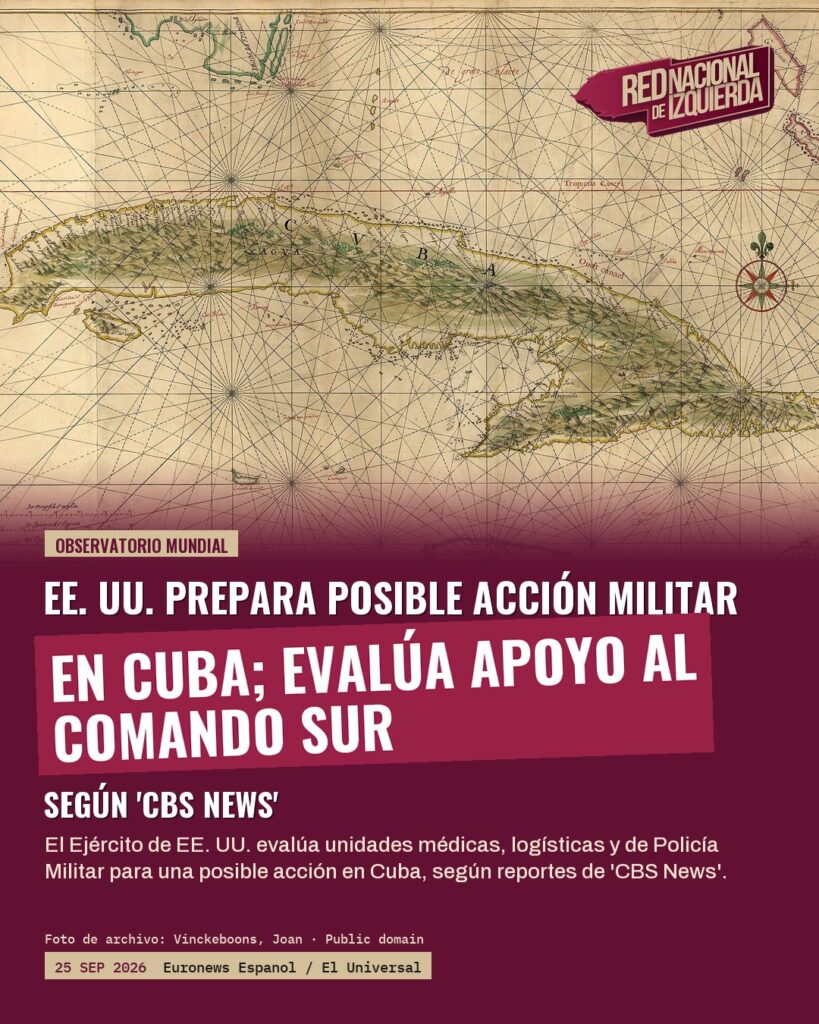 EE. UU. prepara posible acción militar en Cuba; evalúa apoyo al Comando Sur