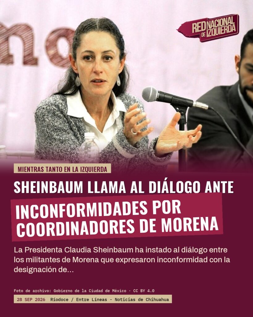 Sheinbaum llama al diálogo ante inconformidades por designación de coordinadores de Morena