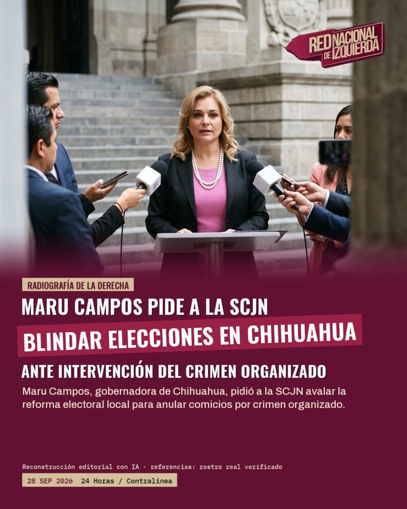 Maru Campos solicita a la SCJN blindar elecciones en Chihuahua del crimen organizado
