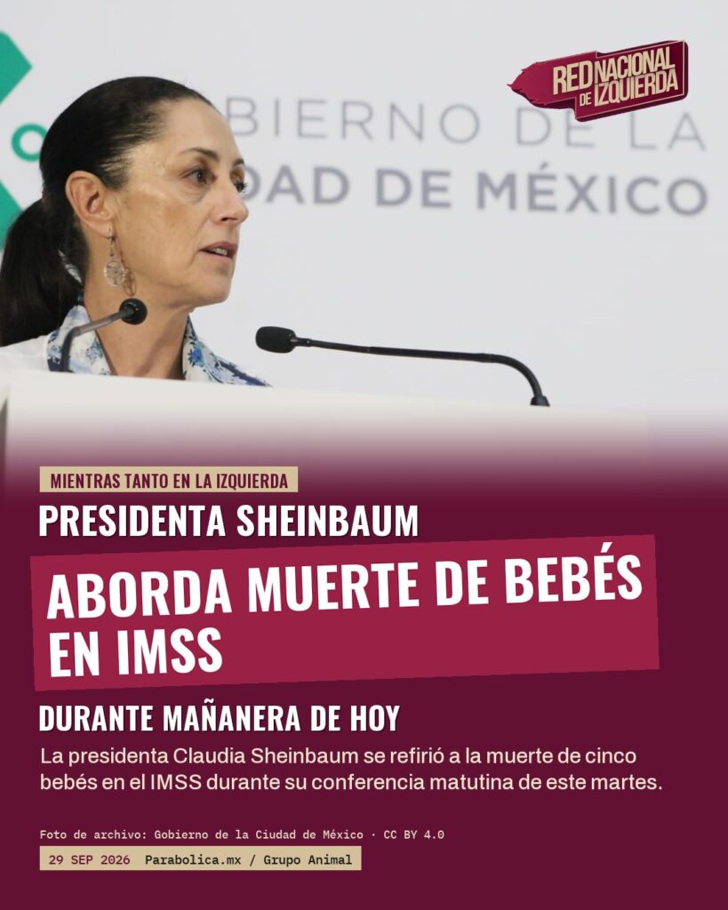 Sheinbaum aborda muerte de bebés en IMSS durante mañanera de hoy