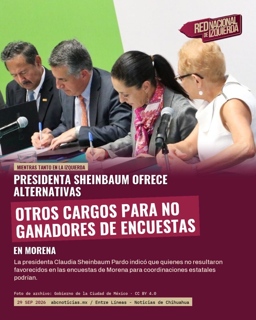 Sheinbaum abre puerta a otros cargos para quienes no ganaron encuestas de Morena