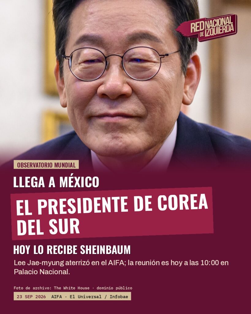 Llega a México el presidente de Corea del Sur