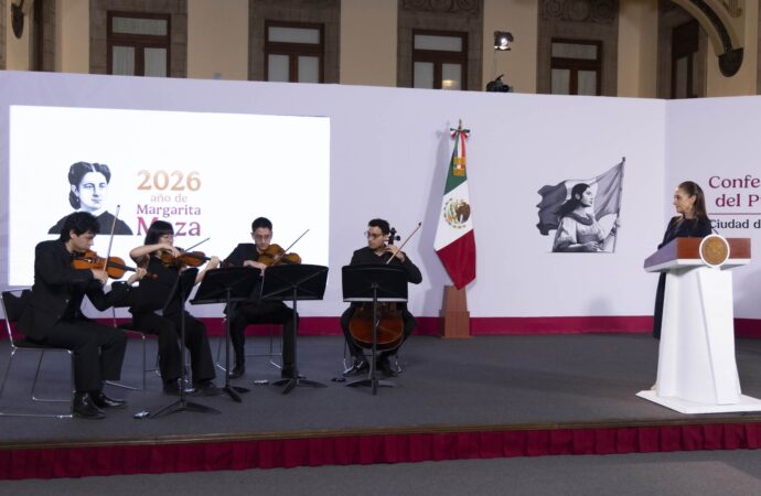 Sheinbaum frena “futurismo” sobre García Harfuch para 2030: “El 2030 está muy lejos”