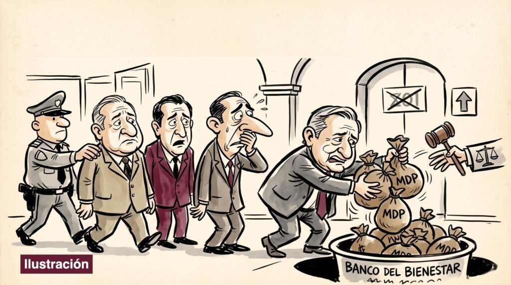 Tribunal sanciona desvío de 380 mdp en Banco del Bienestar; inhabilitan a 4 funcionarios