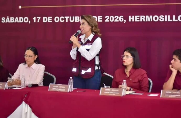 Lorenia Valles Sampedro destaca 245 mil afiliados y 1,600 comités de Morena en Sonora
