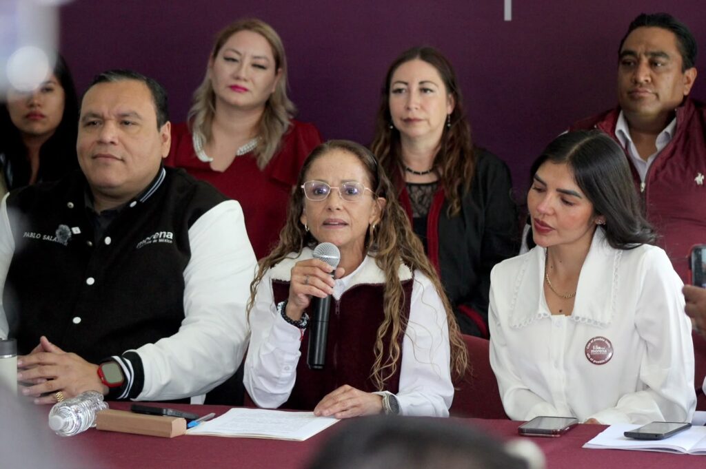 Olga Romero renuncia a dirigencia de Morena en Puebla para buscar alcaldía de Tehuacán