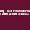 Ana Lilia Rivera llama a intensificar detección oportuna de cáncer de mama en Tlaxcala