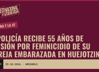 Expolicía recibe 55 años de prisión por feminicidio de su pareja embarazada en Huejotzingo