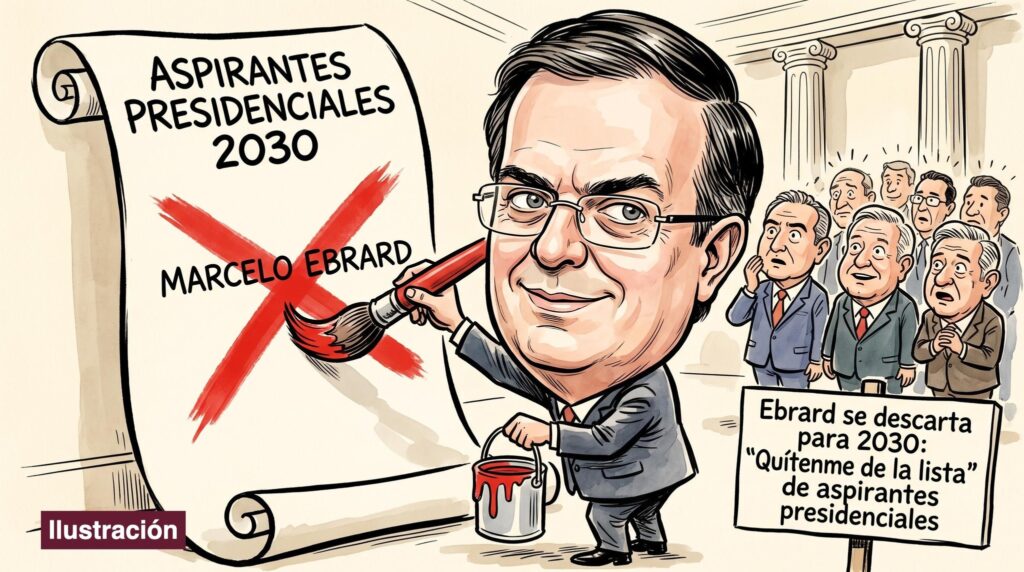 Ebrard se descarta para 2030: “Quítenme de la lista” de aspirantes presidenciales